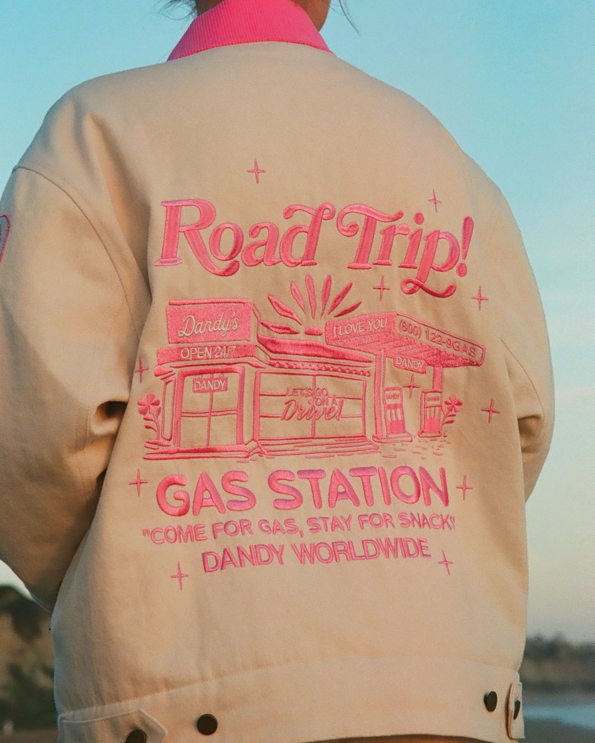"Gas Station" Vintage Work Jacket - Image 5