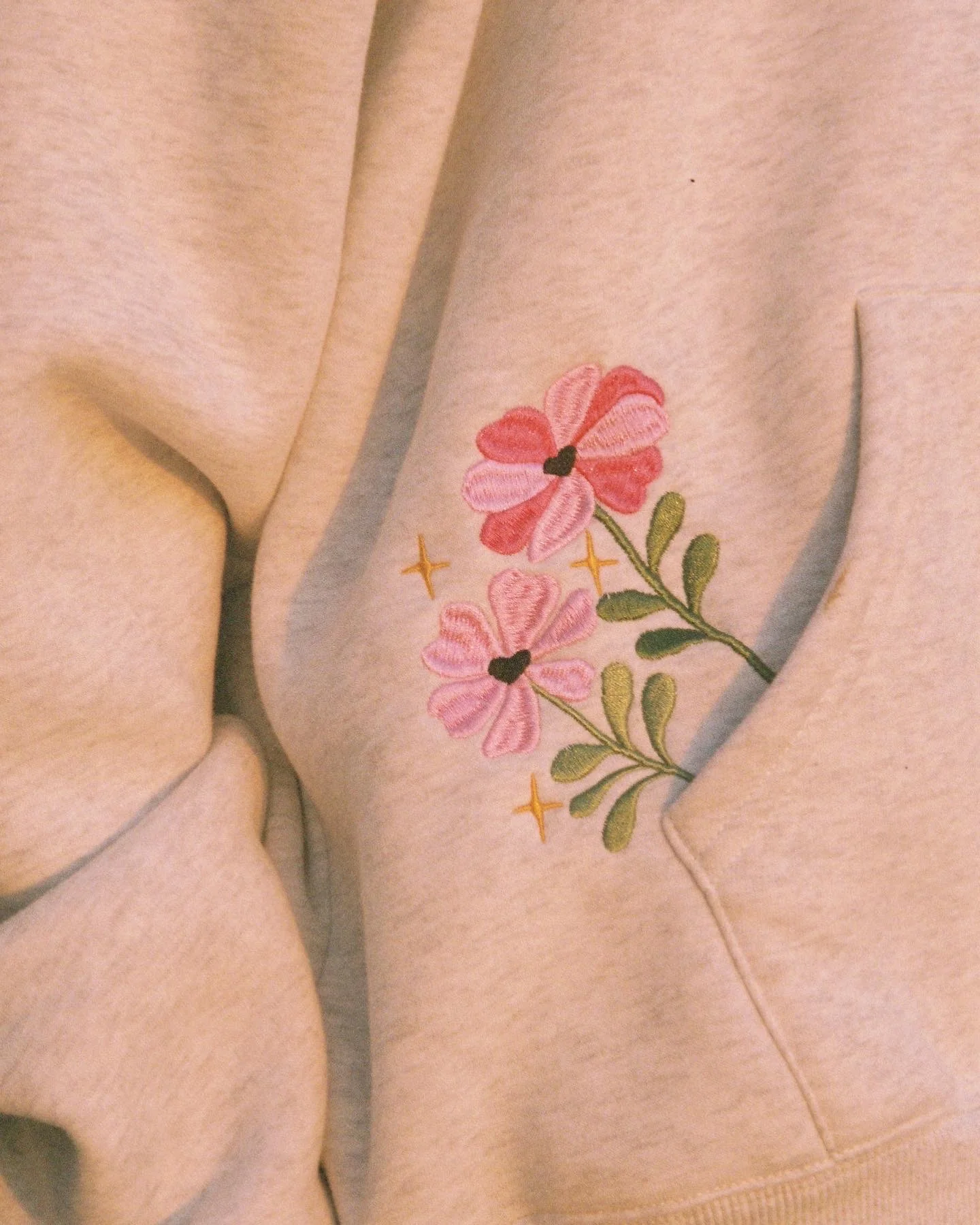 "Gift Giving" Oversized Lux Hoodie in Heather Gray - Image 11