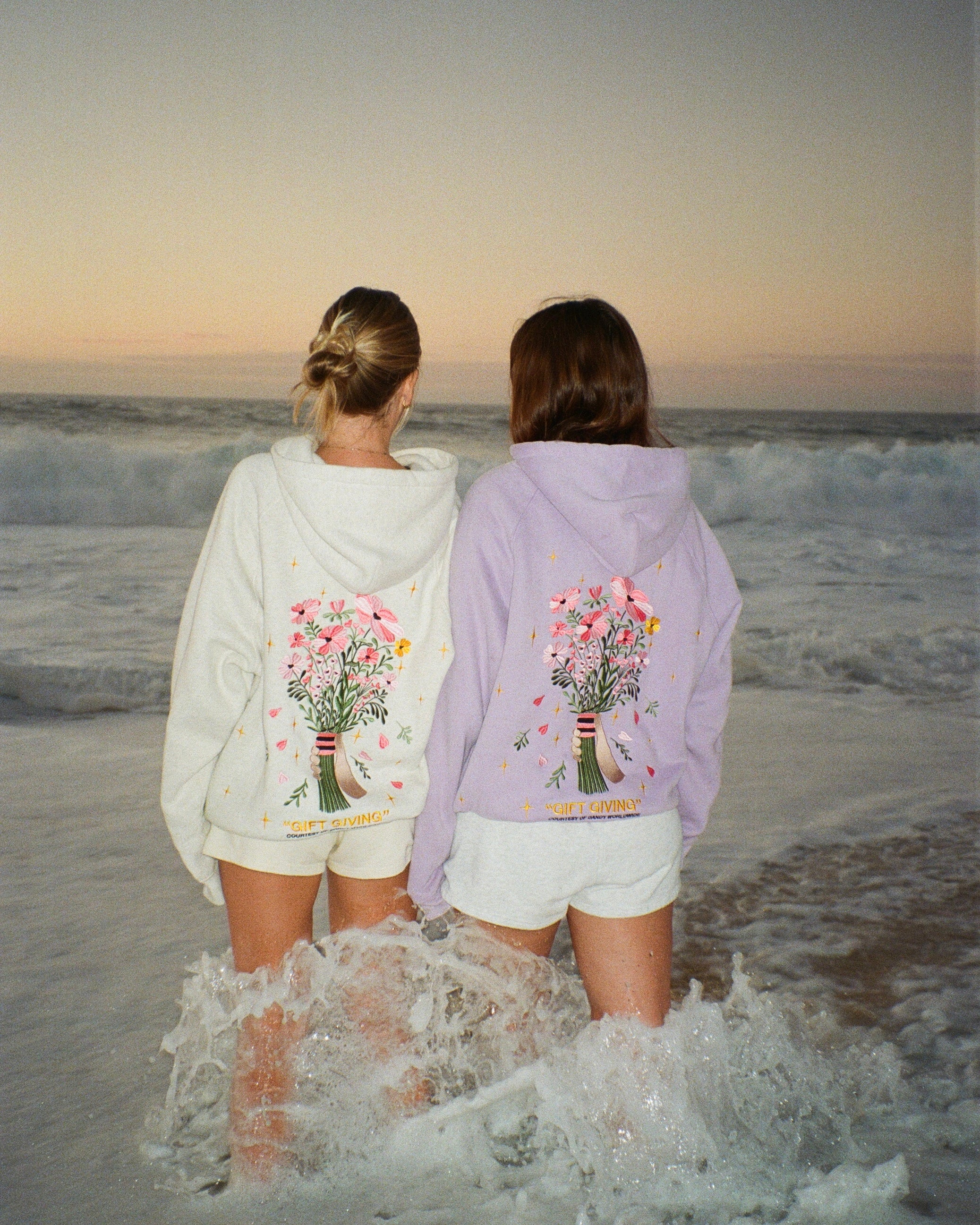 "Gift Giving" Oversized Lux Hoodie in Lavender - Image 7