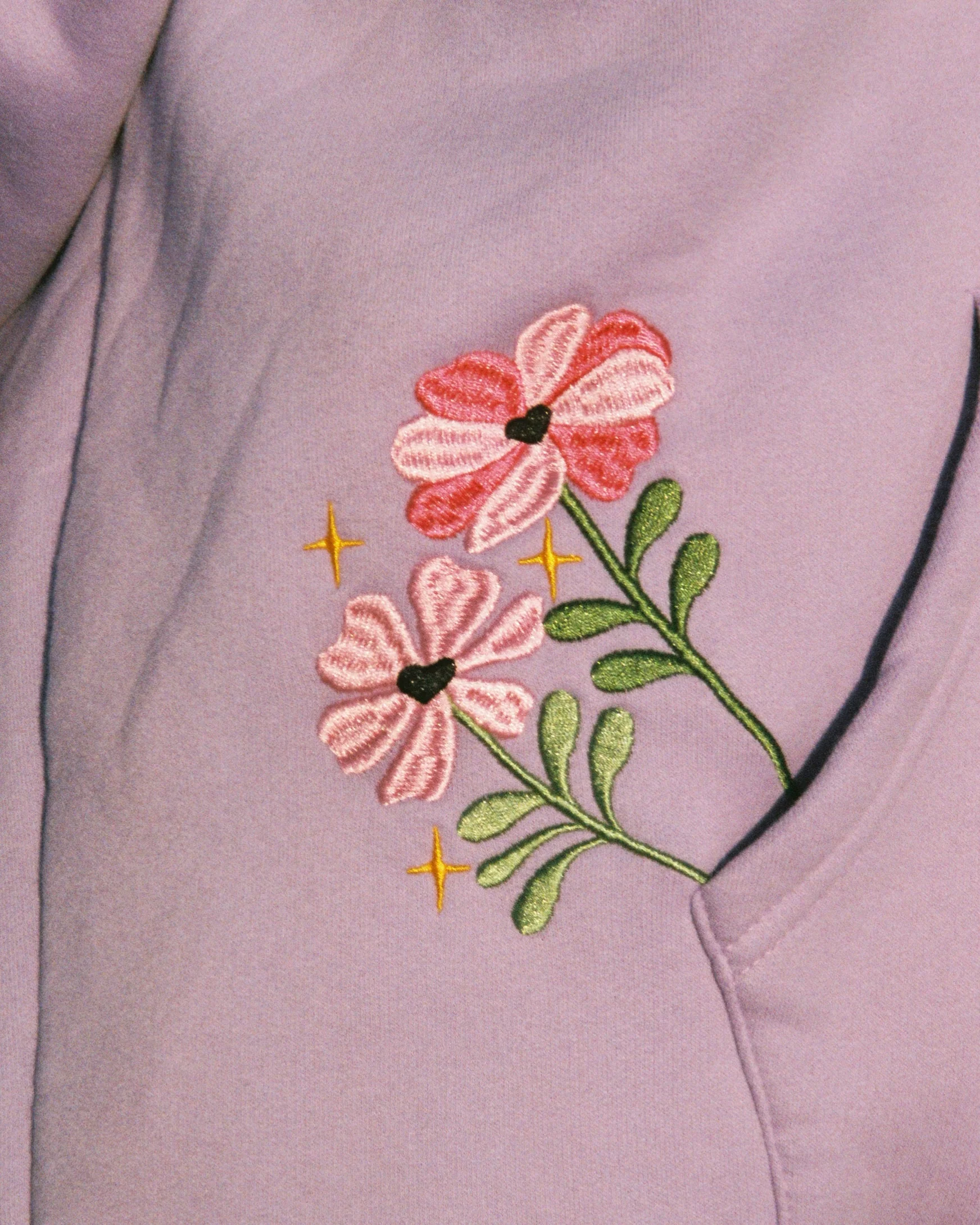 "Gift Giving" Oversized Lux Hoodie in Lavender - Image 9