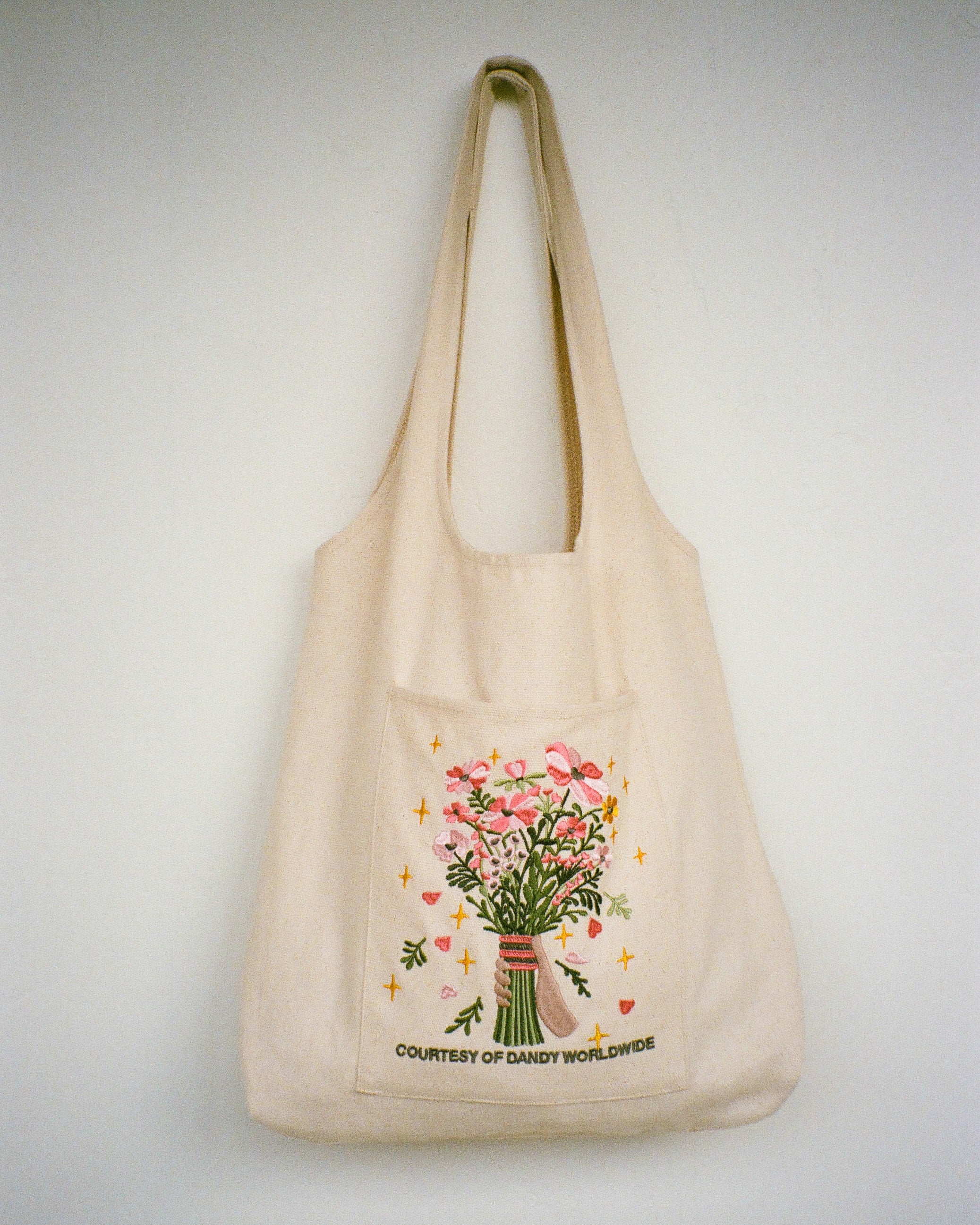 "Gift Giving" Embroidered Tote Bag - Image 7