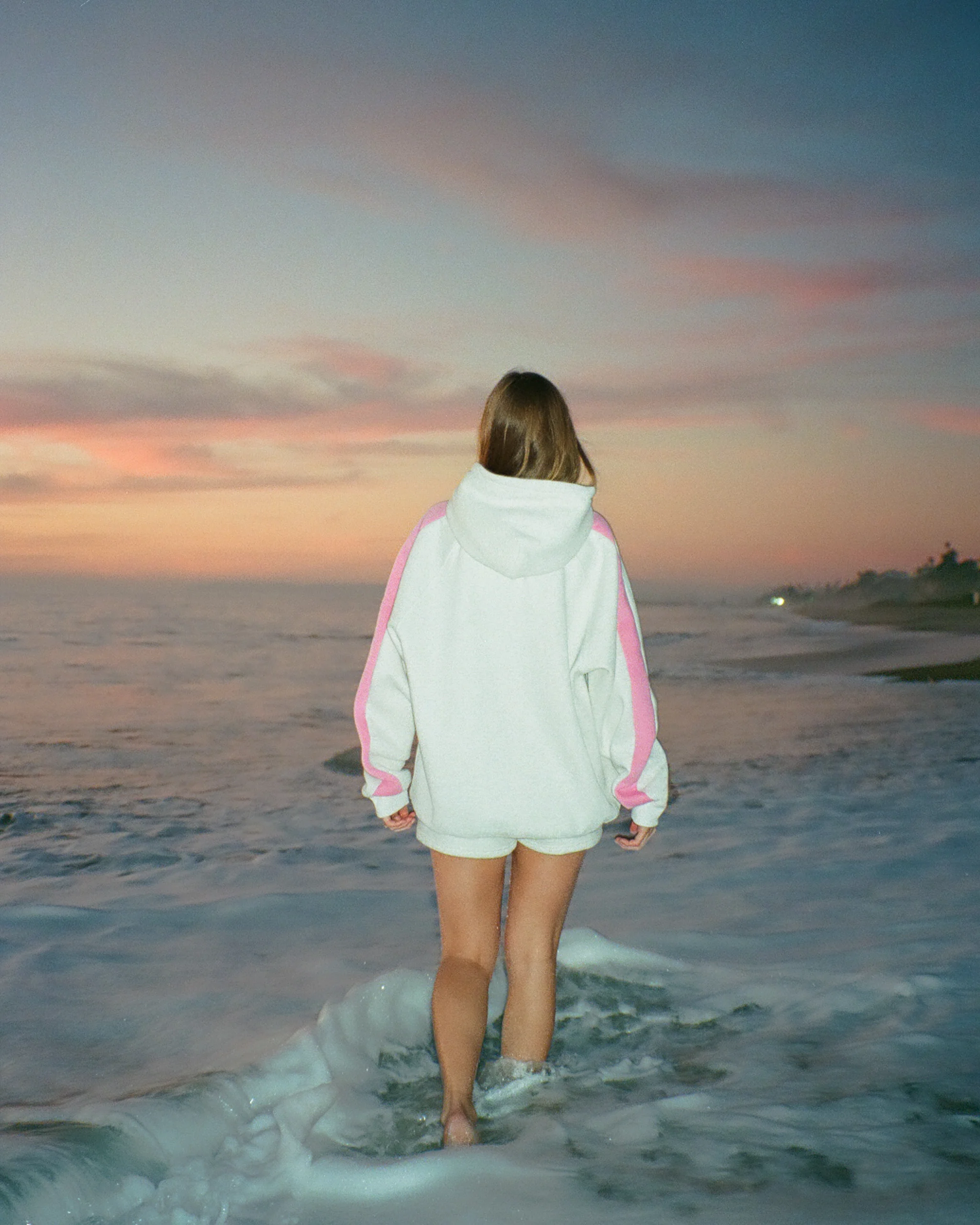 Pink Stripe Oversized Lux Hoodie - Image 10