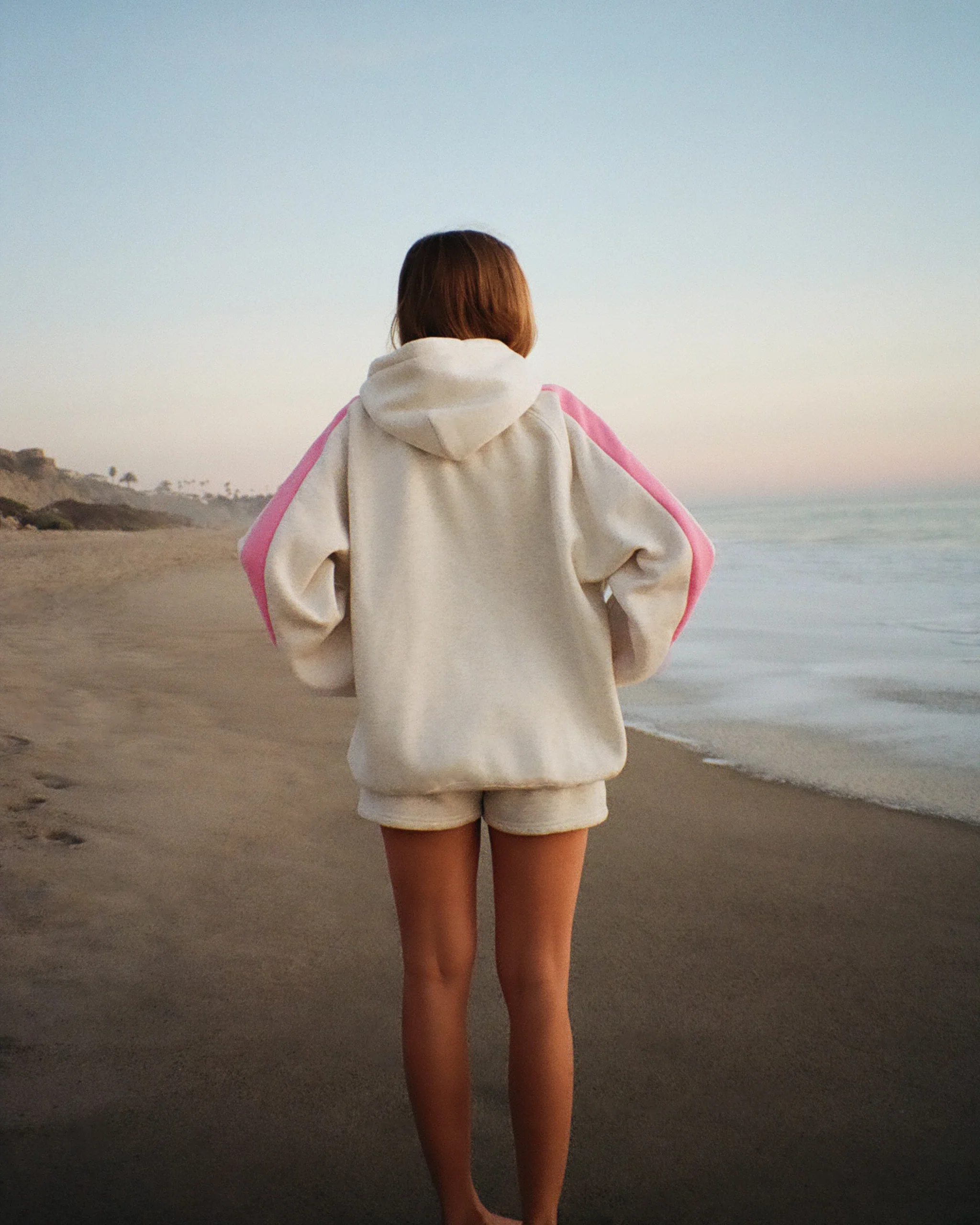 Pink Stripe Oversized Lux Hoodie - Image 11