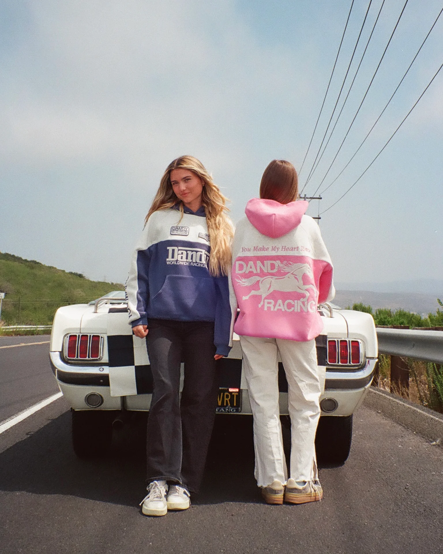 "Racing Heart" Oversized Lux Hoodie in Pink - Image 8